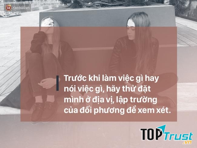 Không nên nói điều gì tiêu cự về cô ấy với bạn bè của bạn