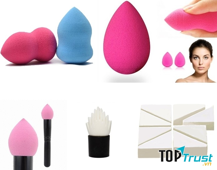 Các loại mút tán kem nền