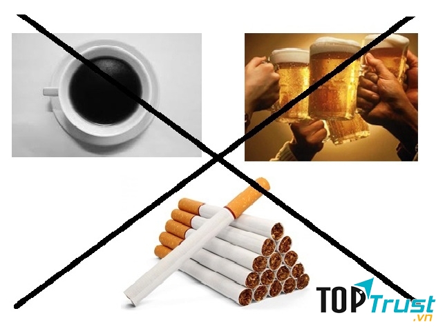Không thuốc lá, rượu bia và các chất kích thích giúp giảm khả năng mắc ung thư vú