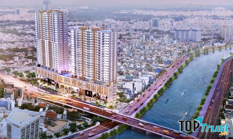 Rivergare Residence nằm tại vị trí khá thuận lợi