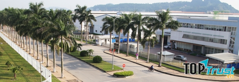Một góc khu công nghiệp Tràng Duệ