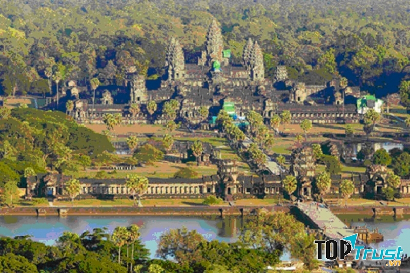 Khu đền thiêng Angkor Wat