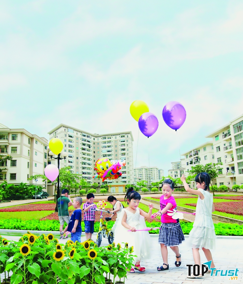 Tiện ích dành cho cư dân nhí của khu đô thị mới Việt Hưng