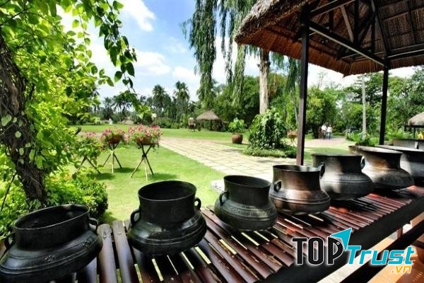 Một góc ấn tượng của khu du lịch Bình Quới