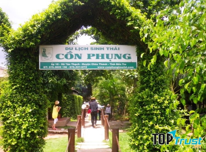 khu du lịch Cồn Phụng