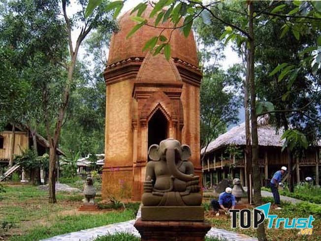 Không gian kiến trúc Chăm độc đáo