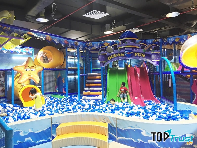 Khu vui chơi cho trẻ em tại những trung tâm thương mại Đà Nẵng