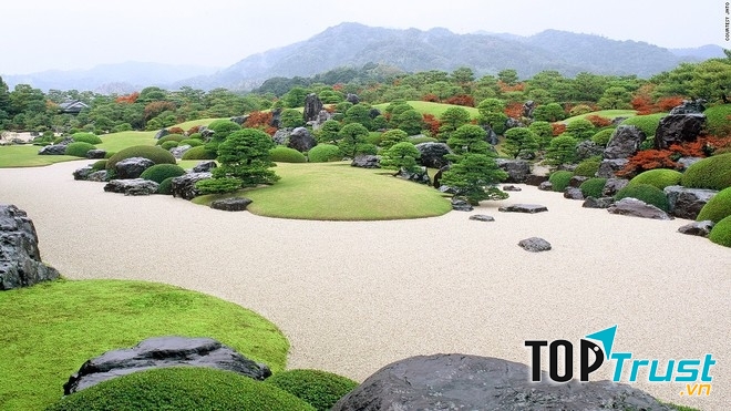 Khu vườn trong bảo tàng nghệ thuật Adachi (Yasugi)