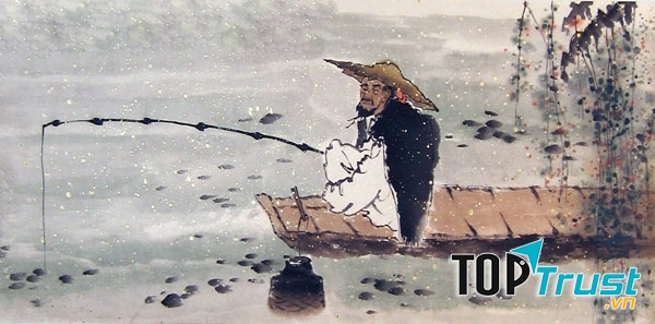 Khương Tử Nha câu cá chờ thời