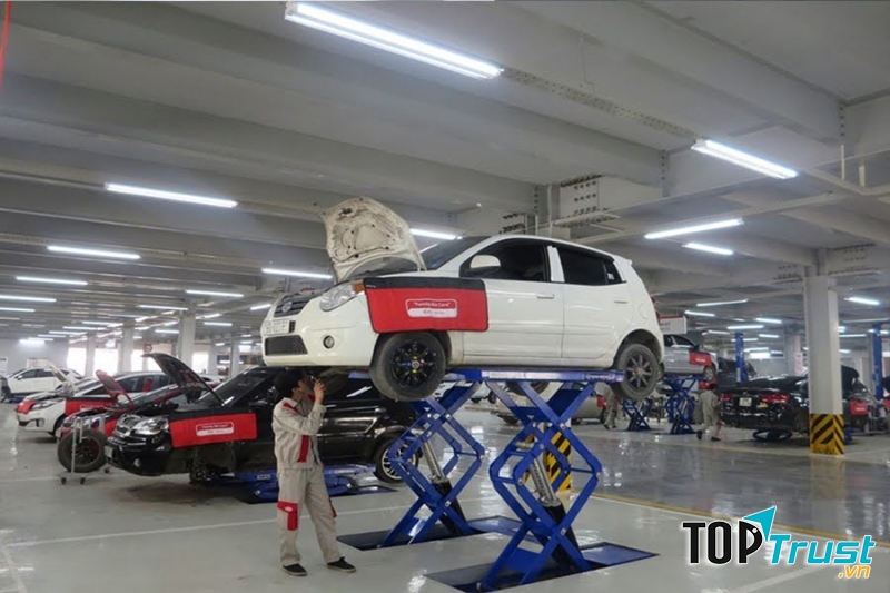 Khu vực bảo hành, bảo dưỡng, sửa chữa Kia Bình Triệu