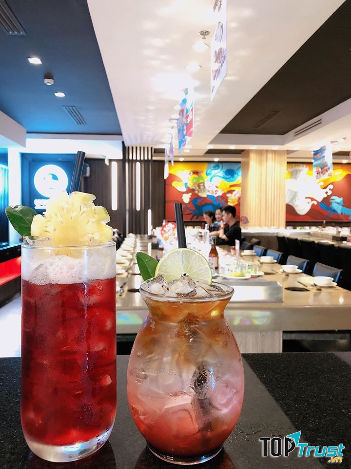 Thức uống tại nhà hàng cũng rất đa dạng, được pha chế rất ngon và tỉ mỉ
