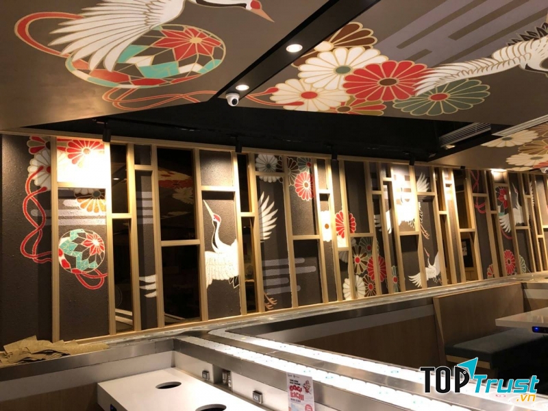 Không gian quán ấm cúng và sang trọng