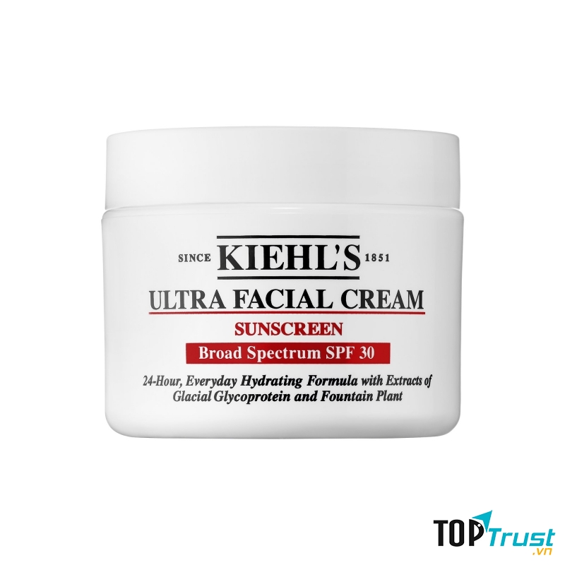 Ultra Facial Cream của Kiehl's Since 1851  có hiệu quả lên đến 24 giờ
