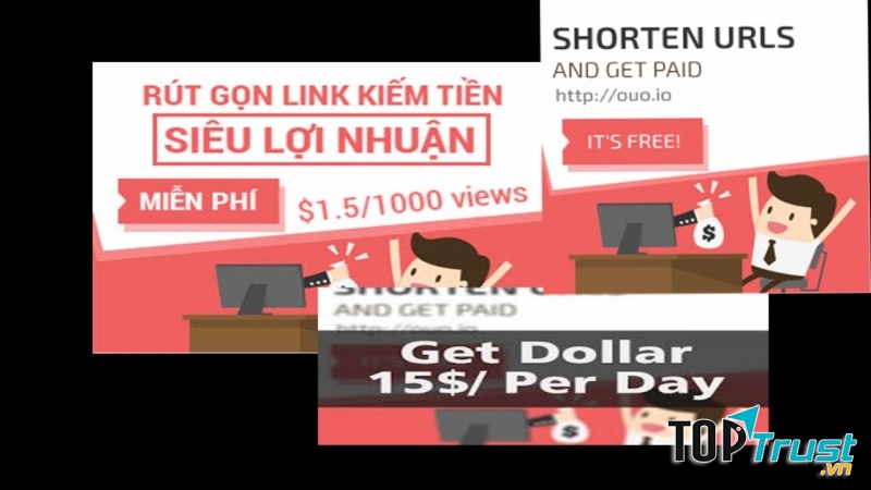 Rút gọn link kiếm tiền
