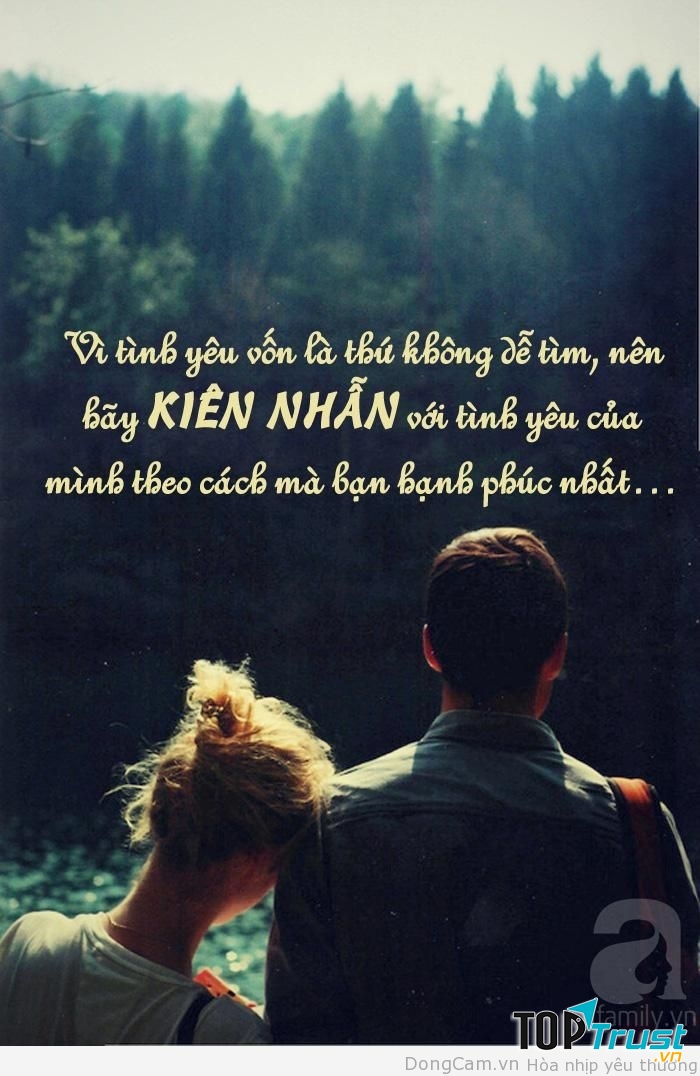 Kiên nhẫn hơn.