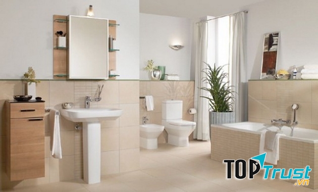 Nhà vệ sinh là nơi chứa nhiều vi khuẩn nên kiêng đặt đối diện nhà bếp