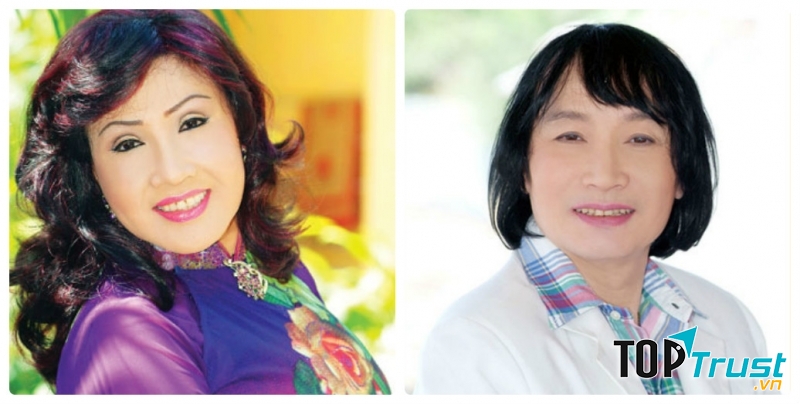 Nghệ sĩ Lệ Thủy và nghệ sĩ Minh Vương