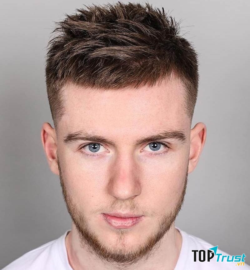 Kiểu tóc undercut mái ngắn