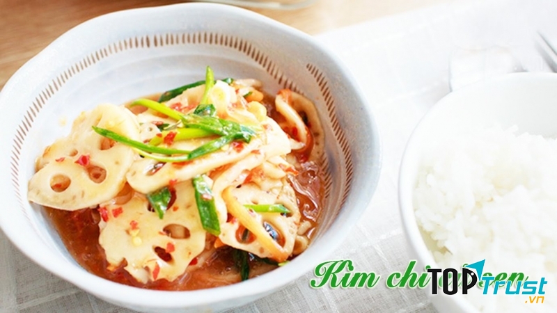 Kim chi củ Sen - Nguồn Internet