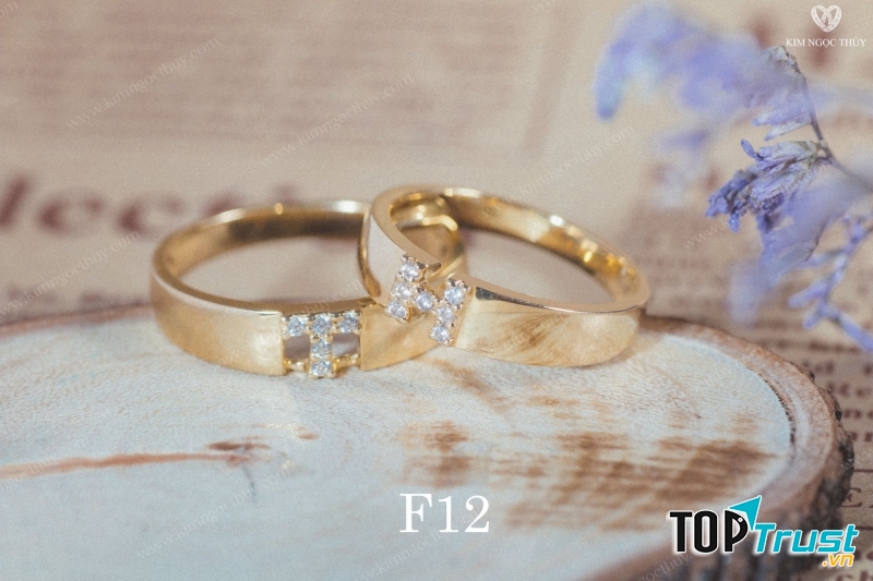 Mẫu nhẫn cưới ấn tượng tại tiệm vàng Kim Ngọc Thủy