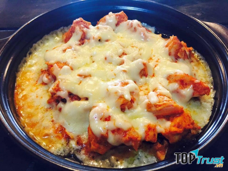 Tuy không quá xuất sắc nhưng gà phô mai của ﻿Kimpap City cũng không hề khiến khách hàng thất vọng