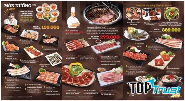 Menu King BBQ