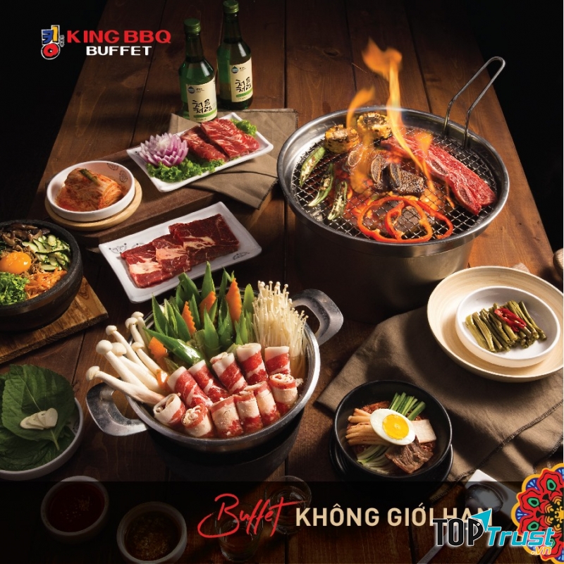 Buffet ngon, hấp dẫn tại nhà hàng