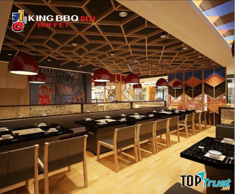 Không gian ấm cúng tại King BBQ - Royal City