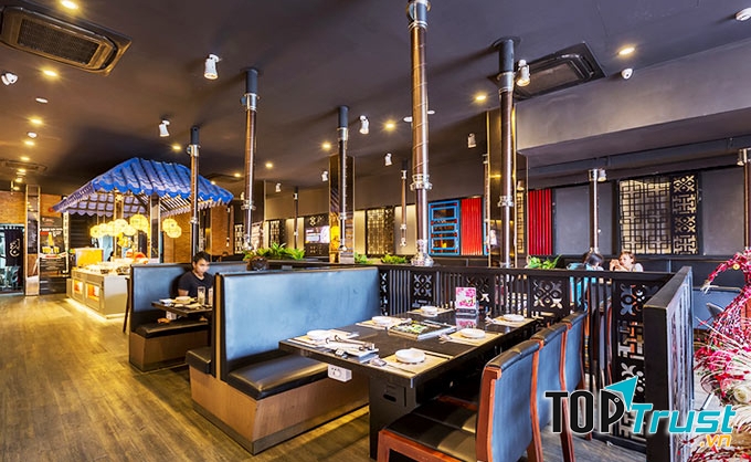 Không gian sang trọng tại King BBQ