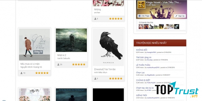 Khung hiển thị truyện