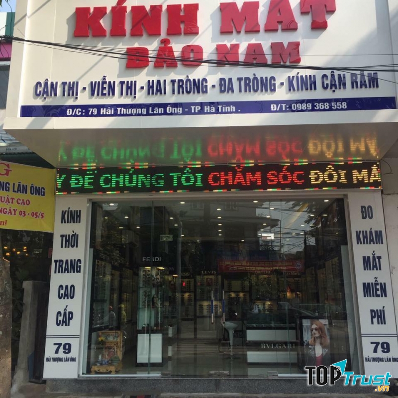 Kính mắt Bảo Nam là địa chỉ chuyên bán các loại kính cận thị, viễn thị, hai tròng, đa tròng, kính cận râm và rất đa dạng mẫu mã