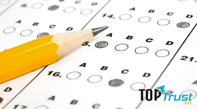 Phần thi trắc nghiệm kiên thức chuyên ngành