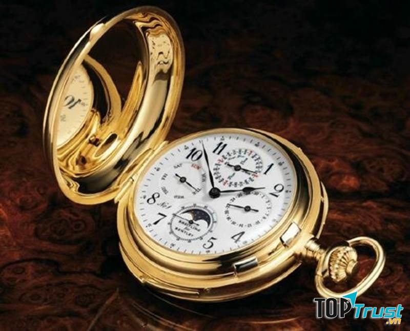 Đồng hồ bỏ túi bằng vàng của hãng Patek Philippe