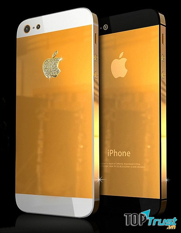 Vỏ vàng bọc iPhone
