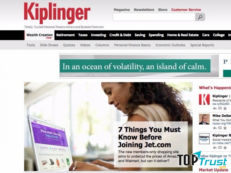 Kiplinger bao gồm những bài viết thuộc nhiều lĩnh vực khác nhau