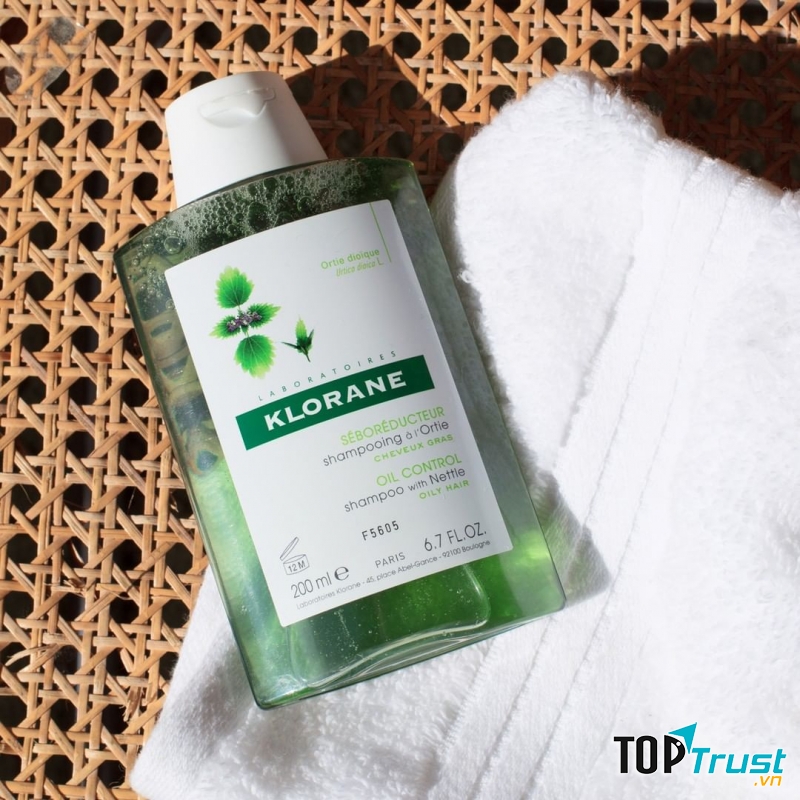 KLORANE Ritual with Nettle (400ml) Dầu gội kiểm soát dầu