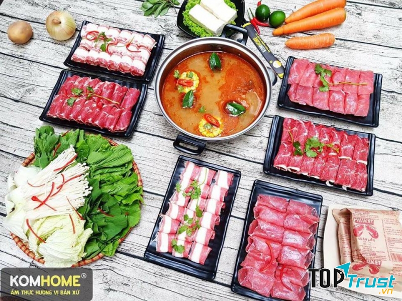 KomHome - Ẩm Thực Hương Vị Bản Xứ