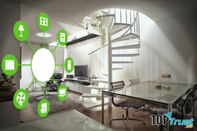 Nhà thông minh sử dụng thiết bị điện thông minh KONO