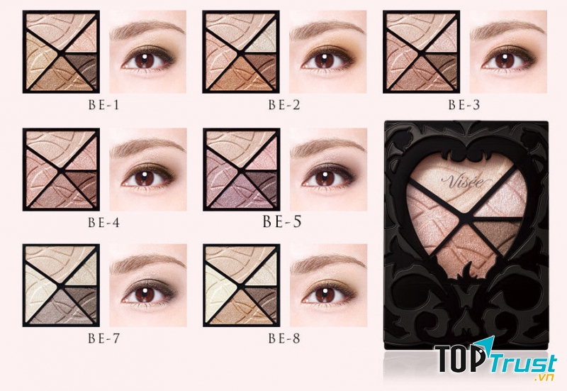   Phấn mắt Kose Visee Nudy Rich Eyes