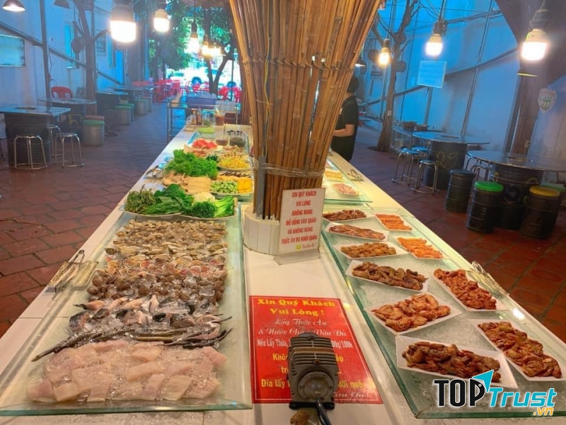 Thèm buffet lẩu nướng tại Cần Thơ thì nhất định không nên bỏ lỡ quán Kushin BBQ.