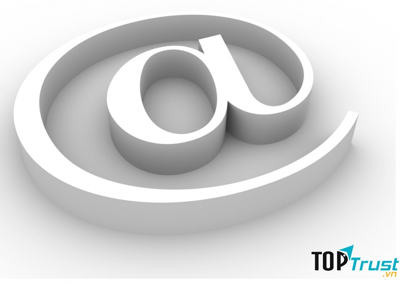 Ký hiệu @ dùng để chỉ địa chỉ chủ yếu trong các thư điện tử