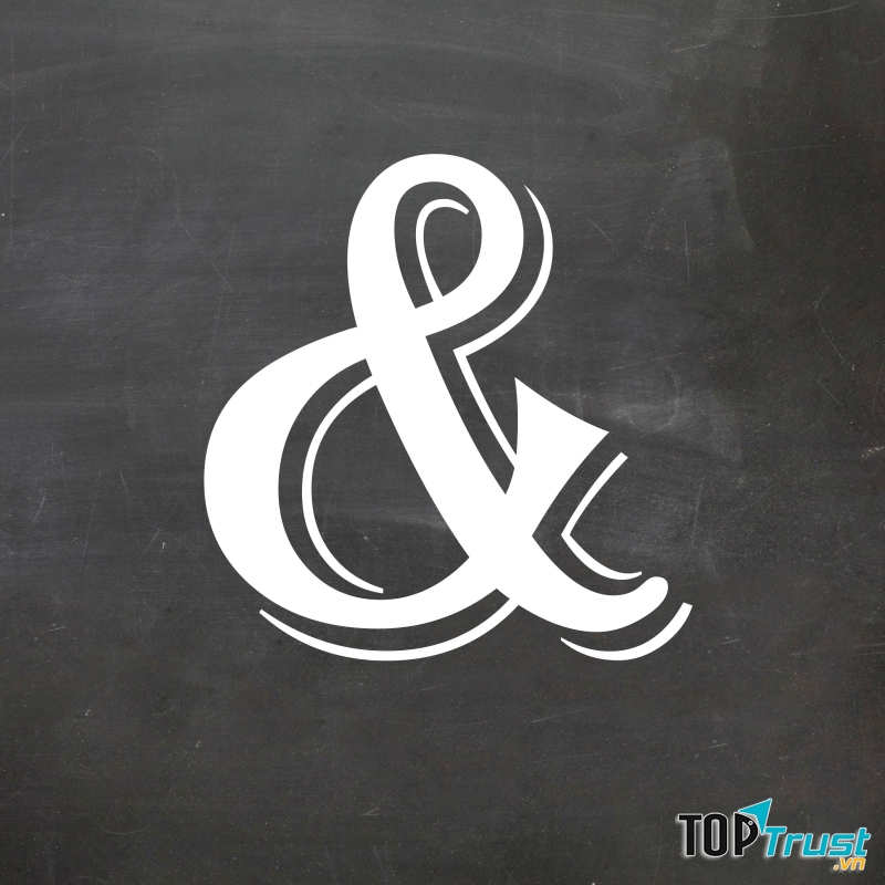 Ký hiệu & được sử dụng phổ biến