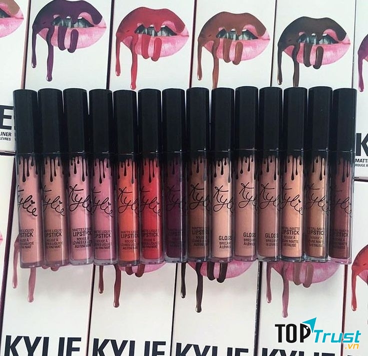 Kylie Lip Kit đình đám đứng đầu trong bảng xếp hạng các loại son kem hàng đầu thế giới