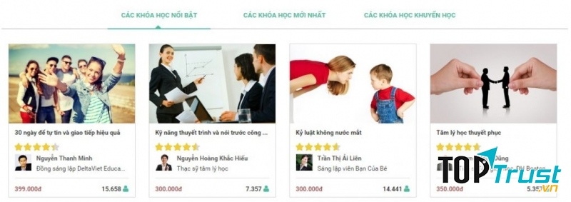 Hình ảnh một số khóa học tại Kyna