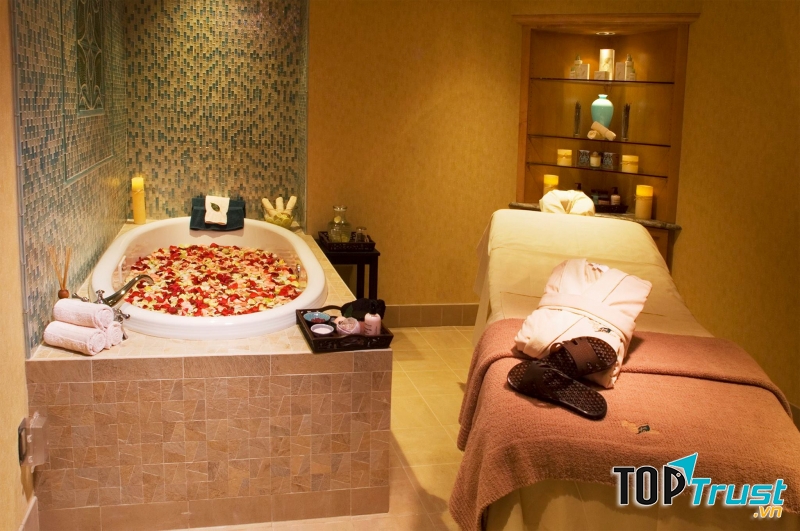 Không gian sang trọng tại Lá Spa