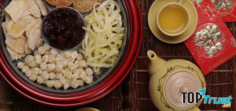 Mứt tết Lạc Xuân.