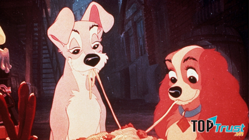 Câu chuyện tình yêu lãng mạn của Lady and The Tramp