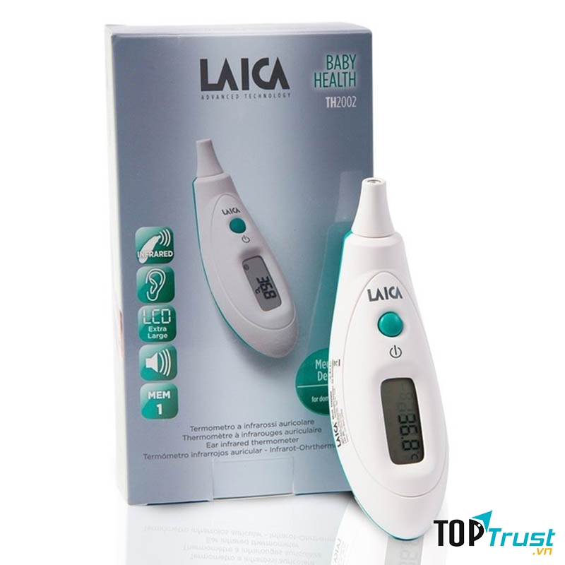 Nhiệt kế điện tử hồng ngoại Laica TH2002