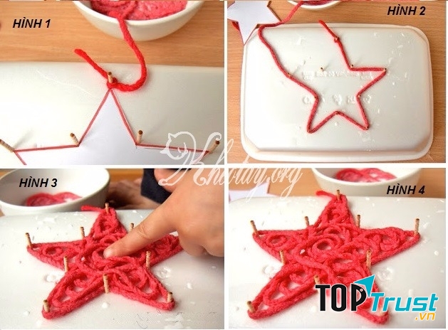 Làm đồ trang trí cây thông Noel cực yêu
