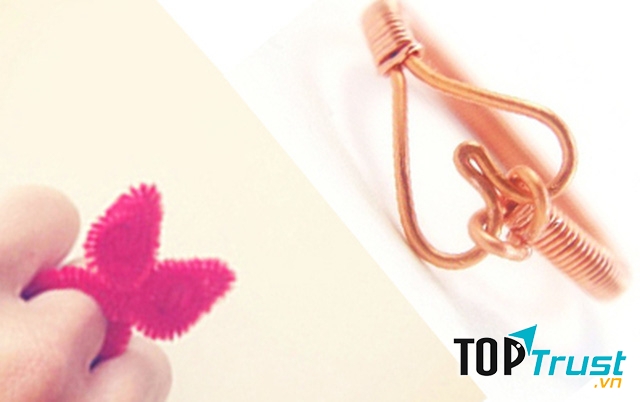 Làm nhẫn bằng thép bọc nhung